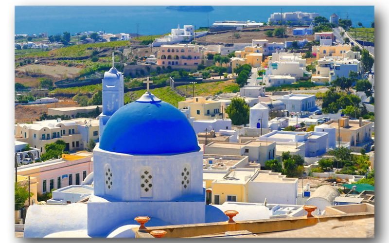 Pyrgos Village in Santorini